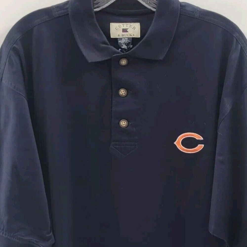 Cutter & Buck Men's NFL Chicago Bears Short‎ Sleeve Size M Polo.   New with Tags